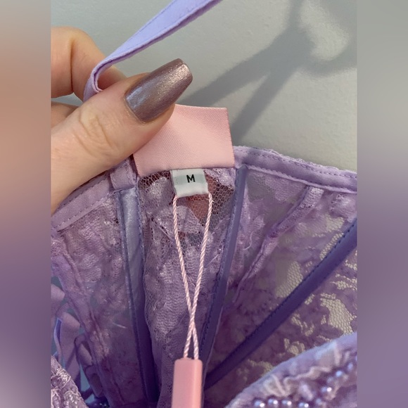 Dyspnea Charleston mini dress purple - Picture 2 of 4